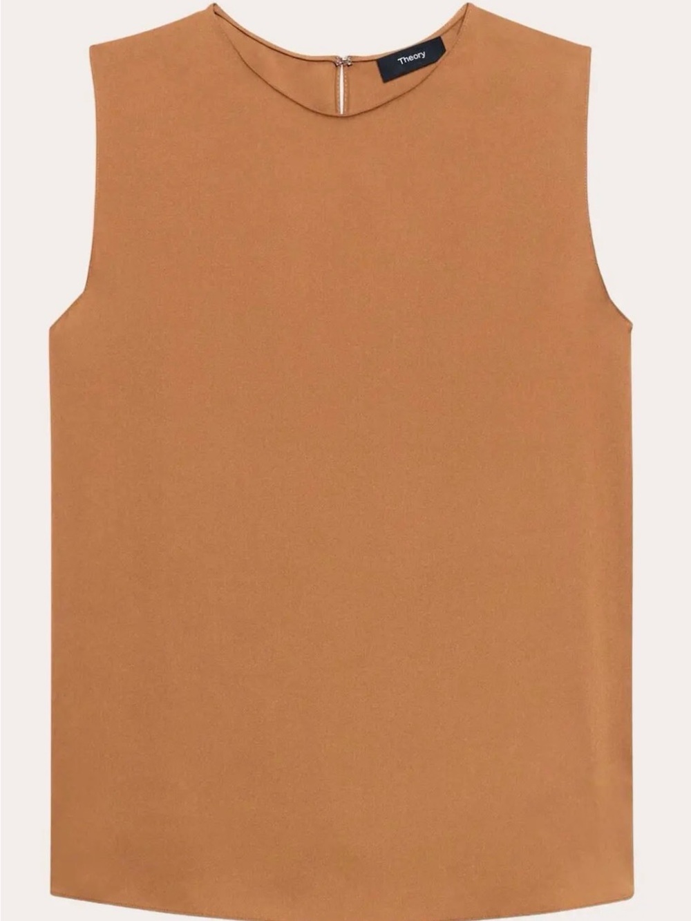 THEORY
Silk Georgette Shell Top - Brown